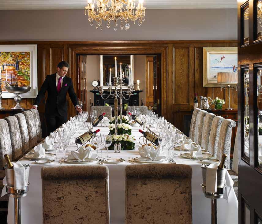 Private Dining Event & meeting room capacity