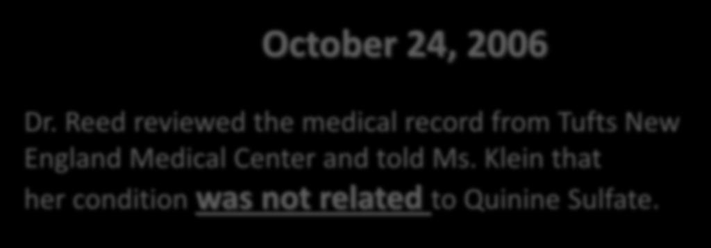 October 24, 2006 Dr.