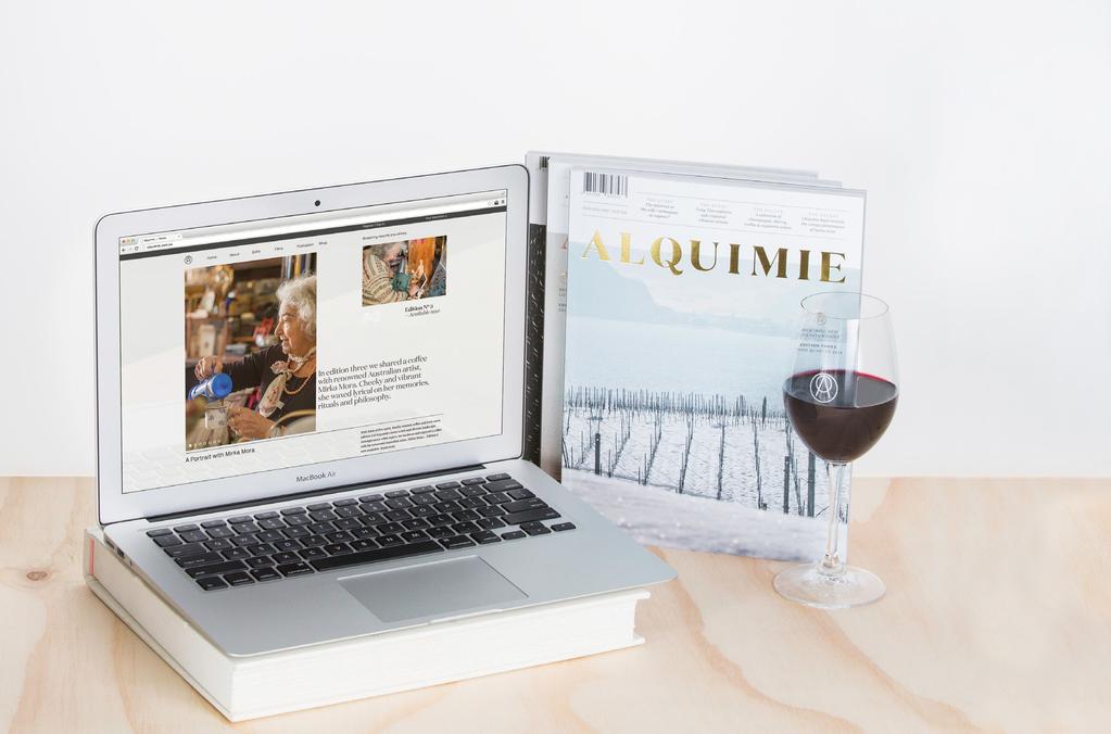 Subscribe Today! To purchase a subscription please visit us online at alquimie.com.