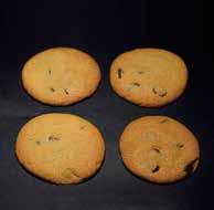 CHOCOLATE CHIP COOKIE VISUAL COMPARISON CONTROL - REAL EGGS NEGATIVE