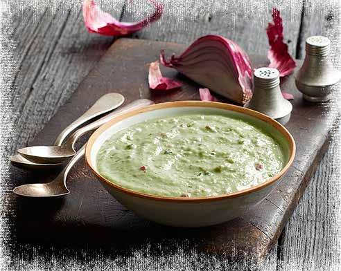 COOLING CUCUMBER-yogurt soup Week 2 (meals 1 + 4), Monday, Thursday 2 lg seedless cucumbers, chopped 1 avocado ½ c 2% plain Greek yogurt 1.