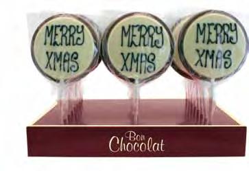 2014 Christmas Collection Bon CHoCOLAT LolliES & gift Packs Our chunky chocolate