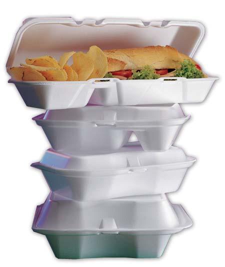 FOAM CONTAINERS Item Code Description Pack COMPARTMENT HINGED LID DU401101 6 single compartment hinged 500 DU402101 5 sandwich hinged 500 DU403101 9 single compartment hinged 200 DU403101S 9 single