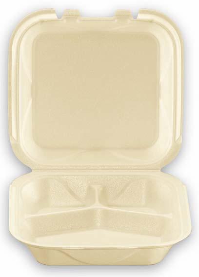 CLEAN ADVANTAGE CONTAINERS Green Alternative Clean Advantage leaves a smaller Ecological Footprint Clean Advantage Containers Item Code Description Pack HINGED LID CONTAINERS Q-1, DU405101 8.57 x 8.