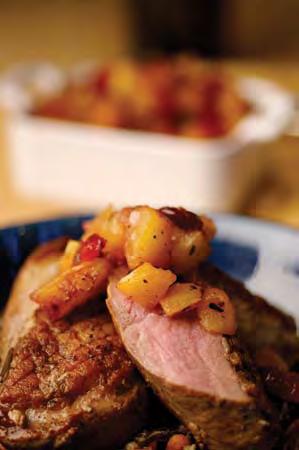 Herb Roasted Duck Breast A good roasted duck breast is always welcome in my house. The rosy pink slices with crisp skin and crunchy herbed bread crumbs are absolutely delicious and highly anticipated.