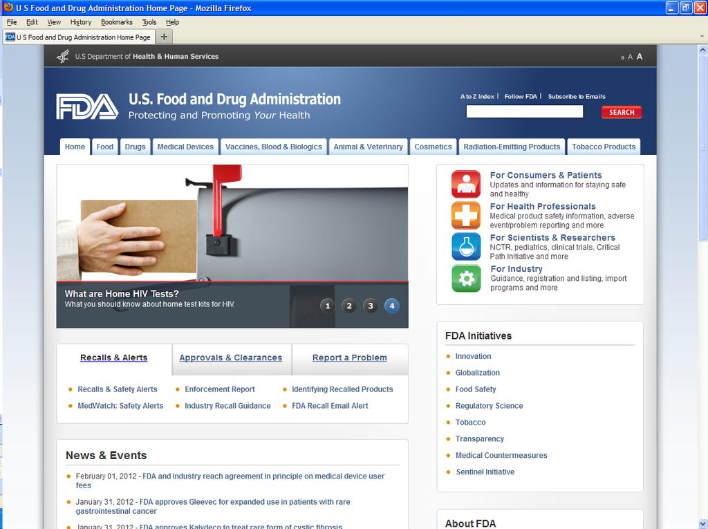 FDA Web Site p.