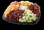 party trays vegetable platter Includes fresh cut carrots, celery, broccoli, cauliflower cucumbers, and tomatoes. Served with a ranch dip in the center, 5 oz. per serving. 10 Social Tray serves 6-8 9.
