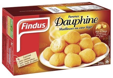 New Retail Products Findus Pommes Dauphine: Dauphine Potatoes Country of Origin: France