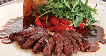Ethnic Excitement Tuscan Flat Iron Steak Tender slices of flat iron steak, tomato and arugula drizzled in a balsamic vinaigrette made with A.1. Steak Sauce. Vinaigrette A.1. Original Steak Sauce 14.