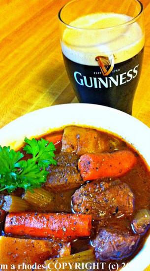 Irish Guinness Stew http://cookingtheamazing.blogspot.com/2011/10/irish guinnessstew.html?utm_source=bp_recent Servings: 4 Guinness Stout Beer is an Irish institution that is almost a meal in itself.