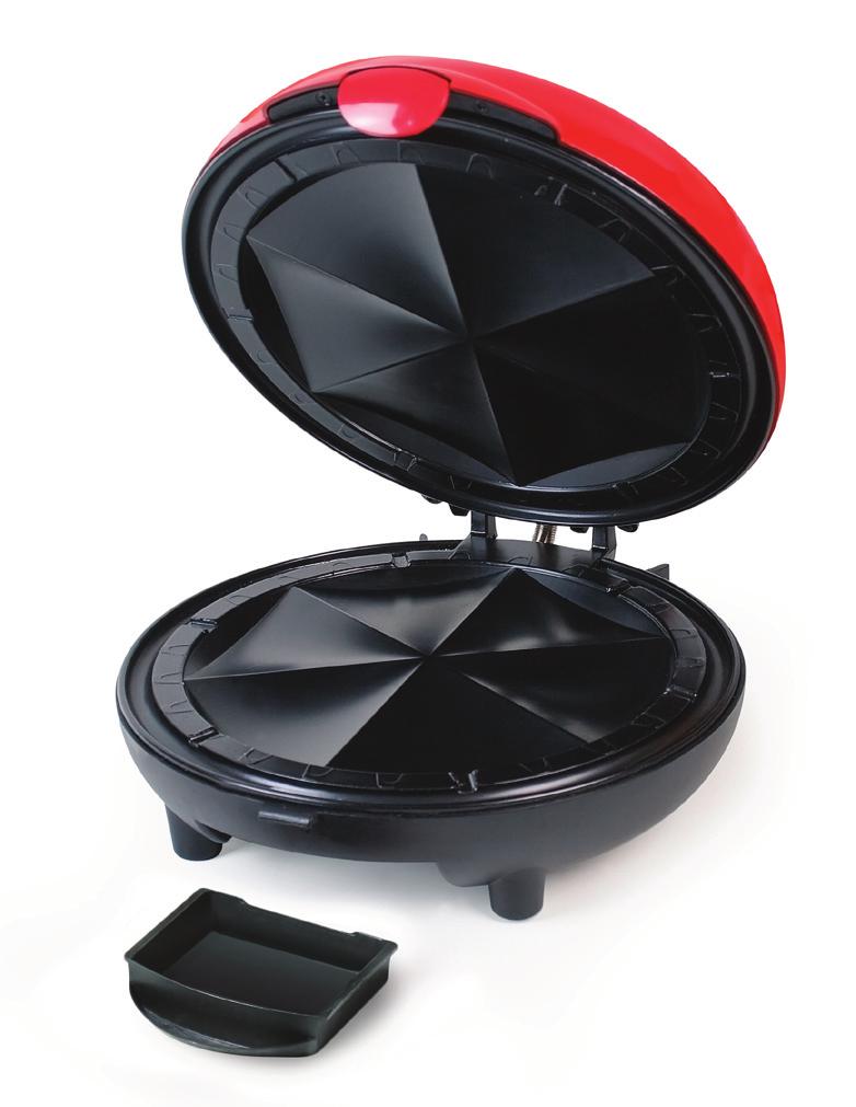 PARTS & ASSEMBLY ENGLISH Locking Lid Non-Stick Cooking Surface Drip Tray 1. 2. 3. 4. 5. 6. 7. 8. HOW TO OPERATE Before first use, wipe down all surfaces with a damp cloth and dry.