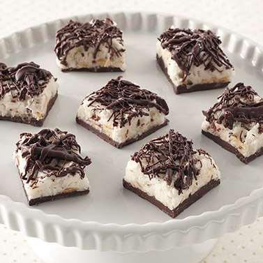 Chocolate-Coconut-Almond Candy Bites Yield: 5 servings Prep Time: 5 minutes 2 Cups (2 oz.