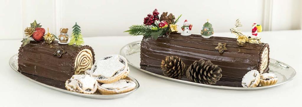 PAGE 6. SWEET ITEMS Christmas Log (Biscuit Cake) Regular... 18.