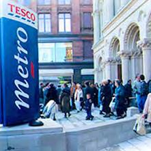 Differing store fascia s now increasing competitive rivalry within the high street Eat now Tesco Metro Share (Index) I am not really worried about eating healthily (123) I often buy takeaway meals to
