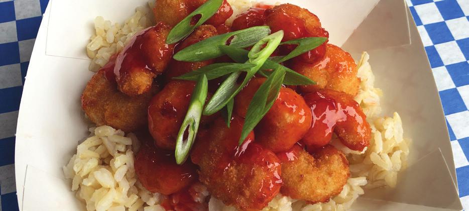 Heat the Kikkoman Preservative-Free Low Gluten-Free Sweet & Sour to 135 F or higher. Brown rice, steamed 3 gallons To serve, scoop ½ cup of steamed brown rice into each portion container.