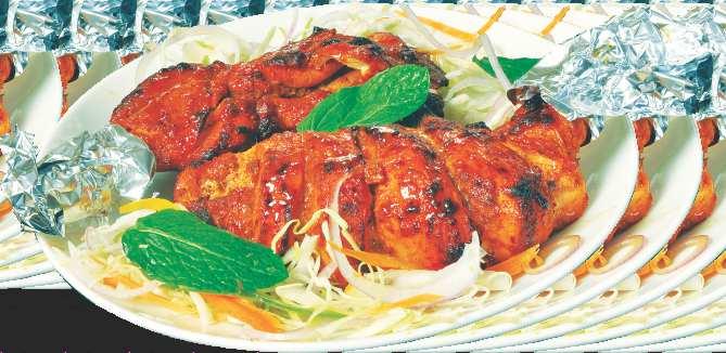 Adraki Chicken Kabab Nawabi Chicken Tikka Tangdi Chicken Kabab (2 Pcs) 195
