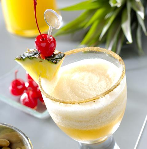 Juice, Sugar Monkey Business 290 Melon Liqueur, Crème de Banana, Orange Curacao, Cranberry and Apple Juice Coco Loco 290