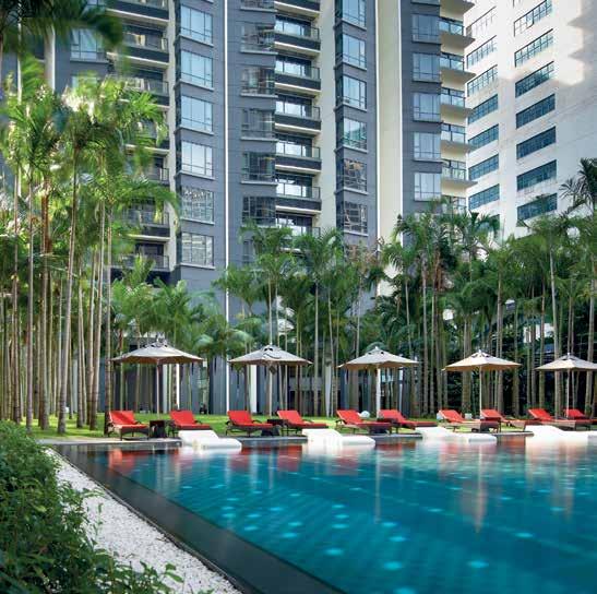 The first Service Residence to share the name and pedigree of the E&O s legendary hospitality, the E&O Residences is located in the heart of Kuala Lumpur, within walking distance to entertainment