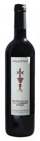 Valentini - Monteregio di Massa Marittima DOC Grape Varieties: 80% Sangiovese, 10% Merlot and 10% Cabernet Sauvignon. Area of Origin: Maremma in Tuscany.