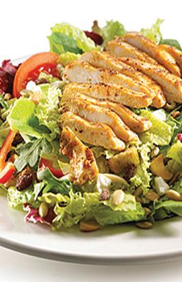 F resh Salads OUR SALADS ARE SERVED COLD AND CRISP. WE BELIEVE A SALAD MUST BE CRISP AND COLD TO BE GOOD. CAFÉ HOUSE SALAD Select Greens and Vegetables and Shredded Cheddar Cheese 4.