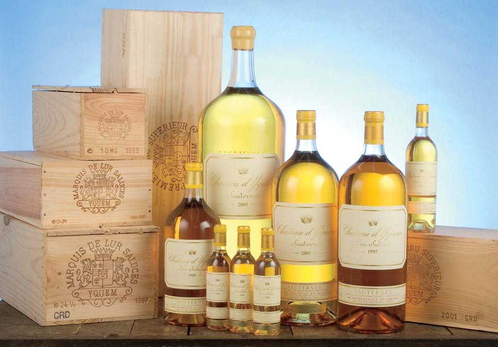 CHATEAU D YQUEM Yquem has unbelievable aging potential. Because it is so rich, opulent, and sweet, the majority is consumed before it ever reaches its tenth birthday.