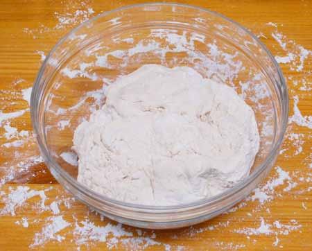 3 3 Transfer the dough to a clean bowl (or clean the mixing bowl) and cover