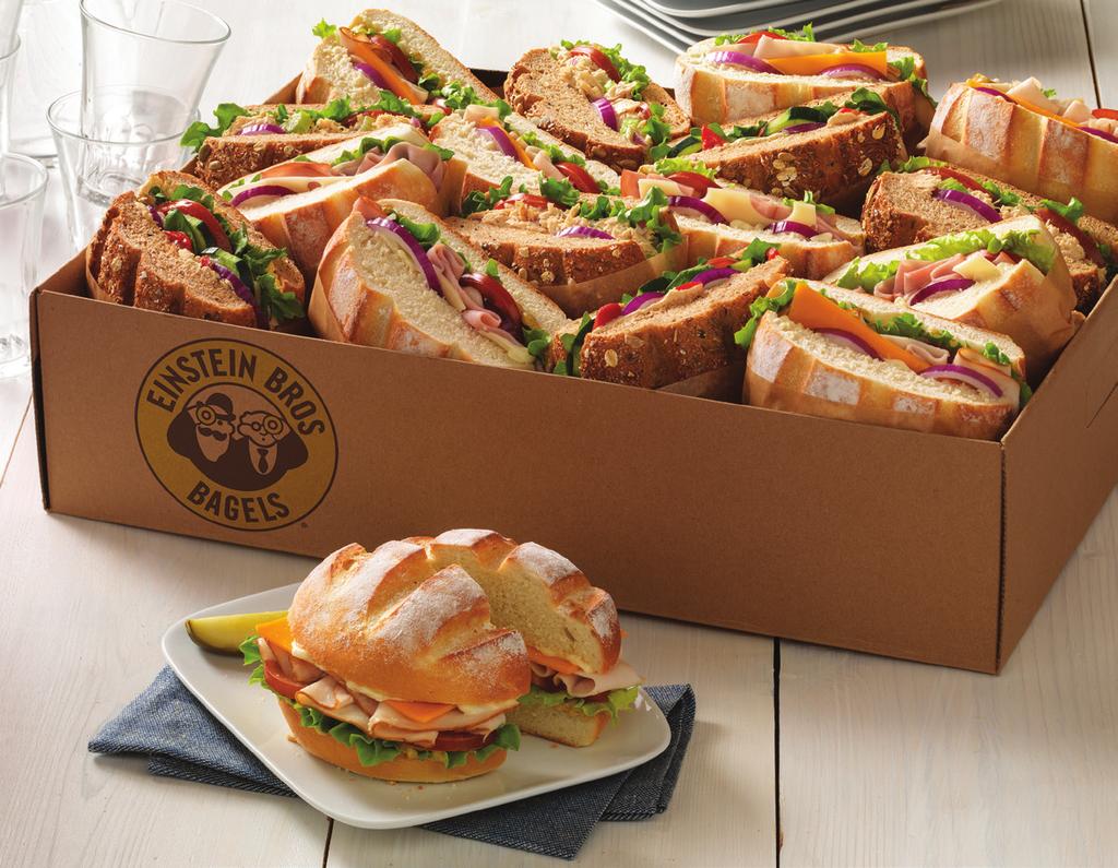 BAGELS & SHMEAR EGG SANDWICHES LUNCH SANDWICHES Served with utensils, plates & napkins Served with utensils, plates & napkins For the Group BAGELS & SHMEAR BAKER'S DOZEN CLASSIC EGG SANDWICH NOSH BOX