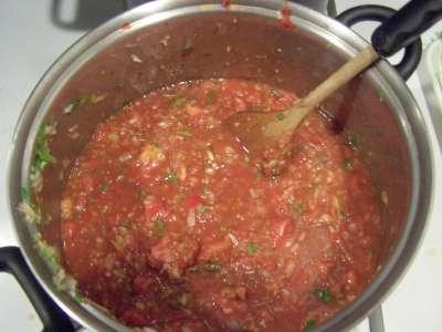 . Reduce heat and simmer for 30 minutes, stirring occasionally. Taste it as it cooks.