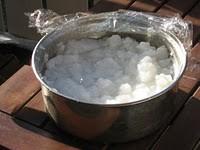 cornstarch 1/4 tsp. alum (powdered) 1/3 cup water Mix dry ingredients. Add water slowly, stirring out lumps.