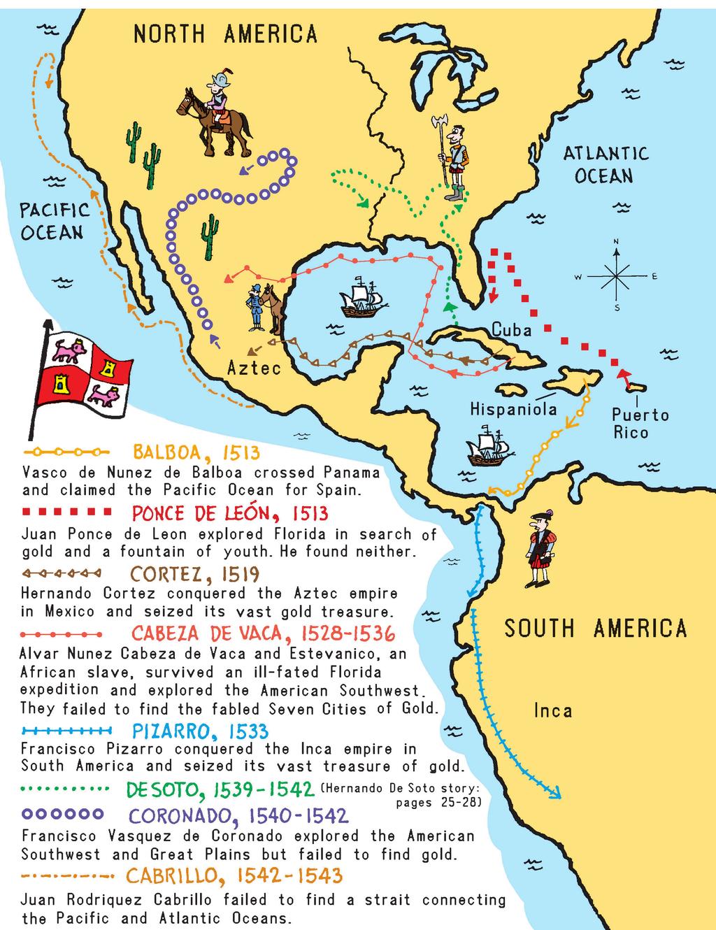 3 4 SPANISH EXPLORATION AND CONQUEST OF AMERICA, 1492-1610 1492 1610 Columbus was right.