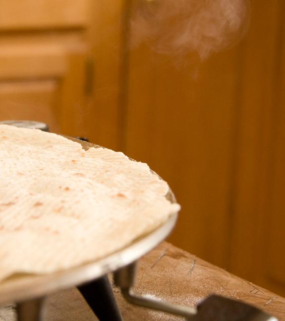Step 8 Cooking Cook the first side 30 seconds, give or take. The surest way to know if your lefse is ready to flip is to watch for cues.
