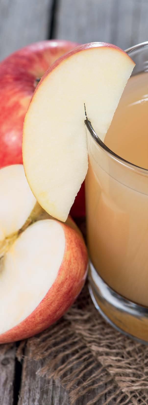 Production of naturally cloudy apple juice Fully ripe (low starch content), sound and washed Panzym YieldMASH XXL enzyme: 0.92 1.53 fl oz/short ton (30 50 ml/t) Panzym First Yield enzyme: 1.23 1.