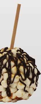 TM TM Gourmet Dipped Apples Made Locally, Fresh to Order! Item# Description Pack Price/CS Price/PC SRP 119 Caramel Apples 1/24 ct $66.00 $2.75 ea $3.49 ea 120 Candy Apples 1/24 ct $42.00 $1.75 ea $2.