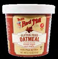 Bob s Red Mill Product List 2017 D Gluten Free Oats d GLUTEN FREE OAT BRAN CEREAL is deliciously smooth, high fiber cereal milled from high protein oats carefully sourced and verified by testing.