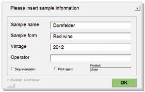 Due to its easy to use hard- and software the ALPHA Wine Analyzer can be operated by inexperienced personnel.