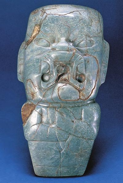 other regions of Mesoamerica. The Olmecs produced large numbers of decorative objects from jade, which they had to import.