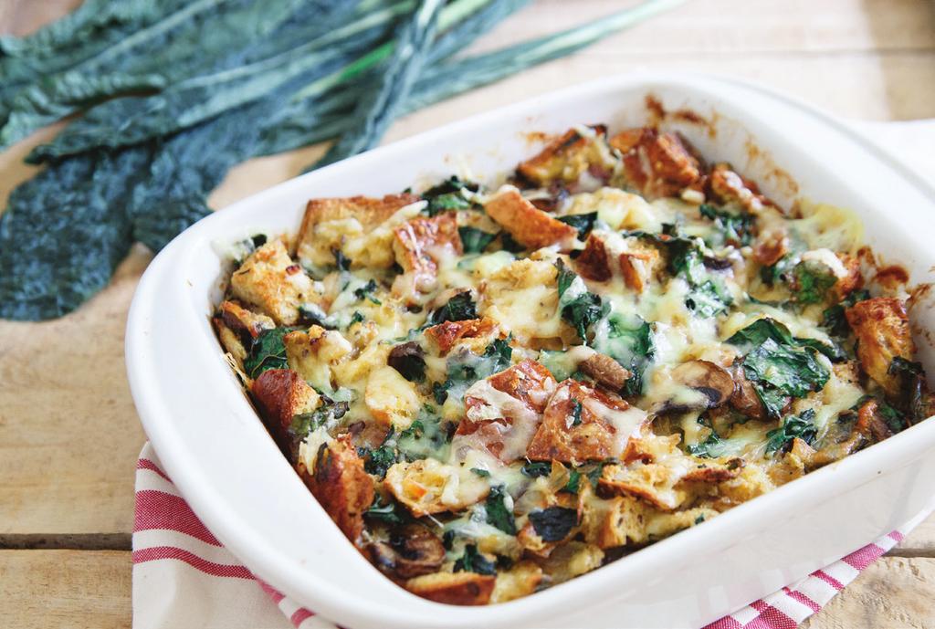 Savory Bread Pudding Serves 8. Prep time: 15 minutes active; 1 hour total.