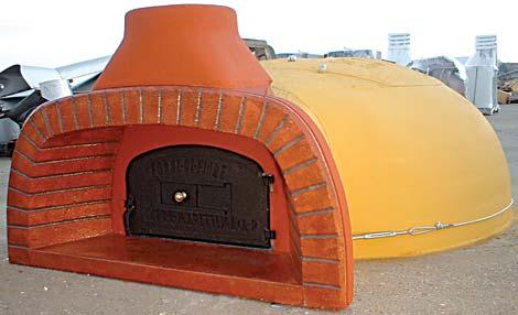 The Di Fiore s Company produces in our Factory Prefabricated wood-burning oven gas burning oven for pizzerias for continuative use in prefabricated, highly resistant refractory material The