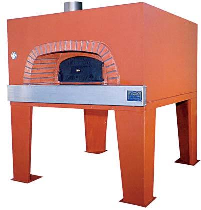 Ovens for pizzerias with galvanized metal and painted linings - Rectangular version Available already assembled and ready for use (to be unloaded with a crane truck) or to be reassembled on the spot.