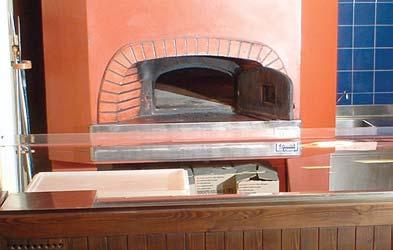 Oven for pizzeria with inox steel metal lining Round shaped (type 35/45) A B 190 C 200 25 47 124 170 D Type 35 (cooking