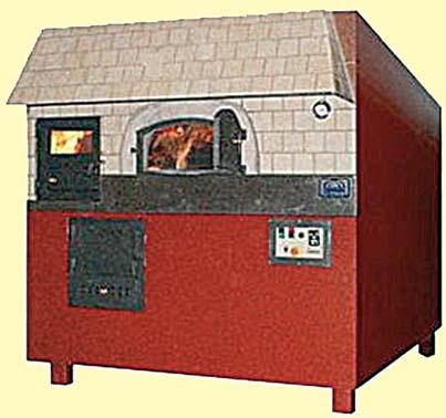 The revolving floor wood-burning oven gas burning oven The Di Fiore firm that has been producing prefabricated wood-burning ovens for pizzerias for over 45 years, has widened its production by