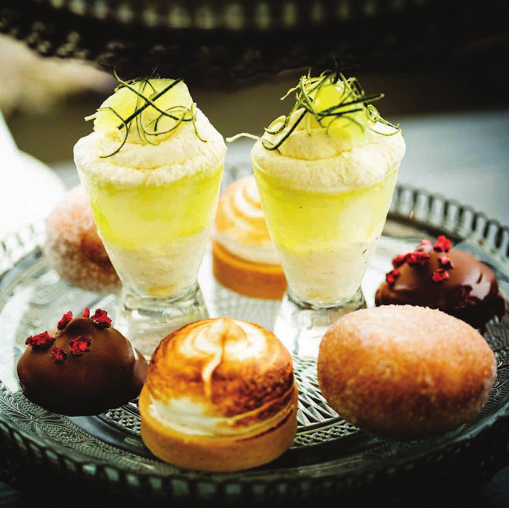 CHRISTMAS AFTERNOON TEA Treat your loved ones to a festive afternoon of tasty mini savouries including tender turkey sandwiches, warm scones oozing with cream and jam,
