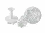 FOX RUN BAKING FONDANT TOOLS BLOSSOM PLUNGER CUTTERS BUTTERFLY PLUNGER CUTTERS CALYX