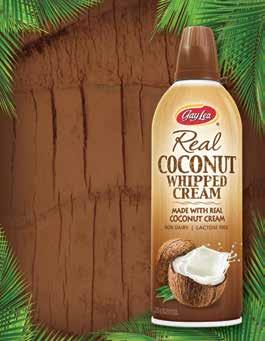 98 5 NEW NOUVEAU Gay Lea Real Coconut Whipped Cream, Aerosol / Vraie crème fouettée de noix de coco, aérosol 12/225 g #481516 $39.80 $3.