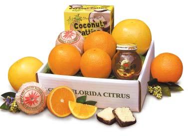 CAROLER S BOX Hark, The Grove-Fresh Citrus Sings! This sweet gift has three of our favorite varieties: Oranges, Tangerines, and Grapefruit!