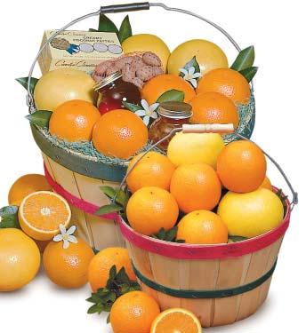 20 lbs. Deluxe Grove Basket Shown GROVE BASKETS Filled With Florida s Best! 10 lbs. Peck Basket Shown Our Grove Baskets runneth over with sweet fresh-picked fruit.