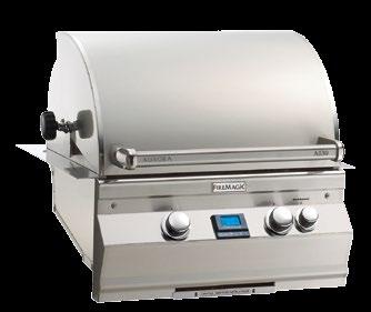 [30 x 8 ] ** 60,000 Primary + 18,000 Backburner 32 w x 191/2 d x 12 h OPTIONAL INFRARED BURNERS AVAILABLE ON ALL AURORA GRILLS MODEL: A530i-6E1N* COOKING