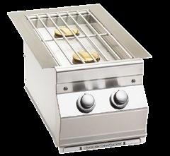 1/2 w x 14 d x 12 h The Echelon Power Burner is the largest, most powerful side cooker available and provides the high