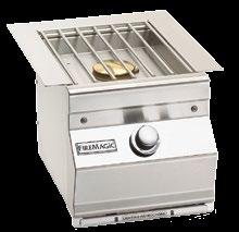 [2] 15,000 BTU s  Features of this single side burner include a 15,000 BTU s burner, and precise flame control valve.
