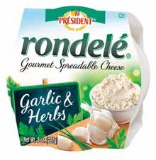 Case Rondelé Garlic Herb Cup 15100 12 / 8 oz Case Rondelé Garden